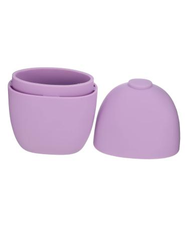 Silicone Face Ice Tray Ice Holder for Face Silicone Ice Roller for Face Ice Roller for Face and Eye Face Massager Skin Ice Roller Facial Silicone Ice Roller Skin Care Tool 11.5x7cm Purple