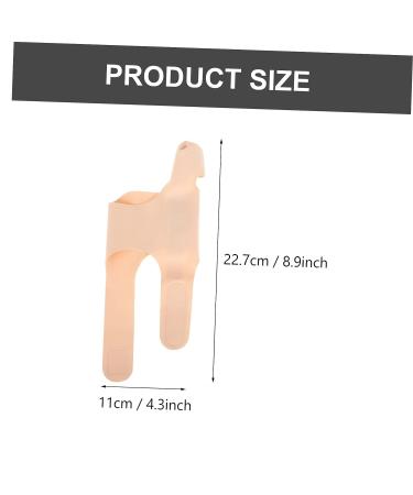 FOMIYES Toe Hair Straightener Holder & Brace - Bunion Bandage & Separator Sleeve for Foot Bone Orthotic - 1pc Splitter Light Toe Separator for Adults - 22.7x11cm - Buy Online on SooperMarket.com