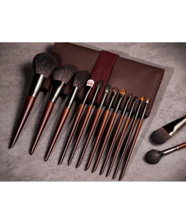 DFHBFG Makeup Brush Set - 14 Wooden Handle Beauty Tools | Complete Makeup Brush Collection - Buy Online on SooperMarket.com