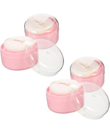 Kisangel Baby Powder 12 Pcs Body Powder Puff Box - Pink Compact Child Synthetic Sponge - Travel-Sized Baby Powder - Buy Online on SooperMarket.com
