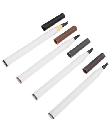 NOLITOY 4pcs Four Forked Eyebrow Pencil Miss Very Fine Makeup