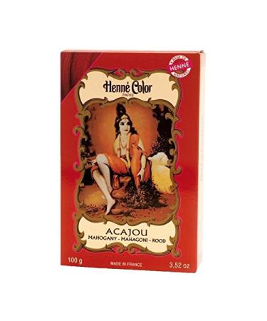 Henne Color Henna Powder Hair Color Mahogany Red 100G