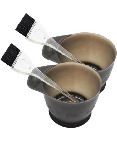 Professional Salon Hair Coloring Dyeing Kit Hair Dye Color Brush and Bowl Set Dye Brush Mixing Bowl for Hair Tint Dying Coloring Applicator Grey hair dye kit Gray - Buy Online on SooperMarket.com