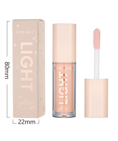 Shimmer Peach Lip Gloss - All-Day Moisturizing Glossy Finish for Daily Use | International Shipping - Buy Online on SooperMarket.com