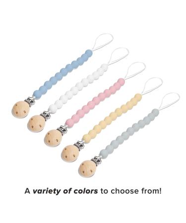 Premium Silicone Pacifier Clip | Safe & Secure Binky Toy Holder | Pink Unisex Design for Babies & Toddlers | Center Coast Collections - Buy Online on SooperMarket.com