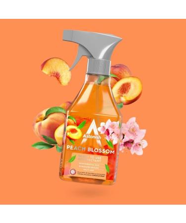 Dr. Beckmann Carpet Stain Remover | Removes New and Dried-in Stains | Includes Applicator Brush 650 ml & Astonish Peach Blossom Ready to Use Disinfectant Spray 550ml - Buy Online on SooperMarket.com