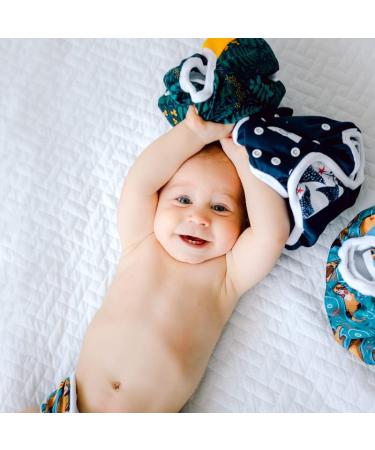 Bambooolik Duo Short Insert 10 Set | Eco-Friendly Cloth Diapers for Babies | International Shipping Available - Buy Online on SooperMarket.com