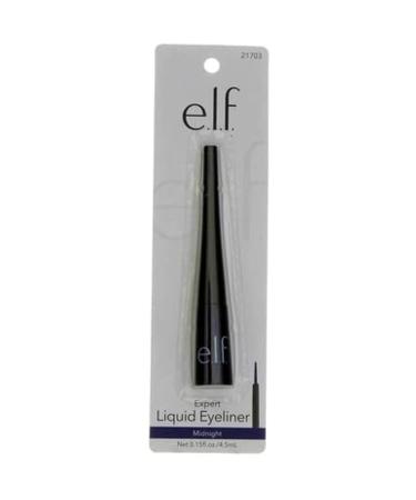 e.l.f. Liquid Eyeliner - High-Pigment Formula with Fine Brush Tip - Midnight 1 Count - Buy Online on SooperMarket.com