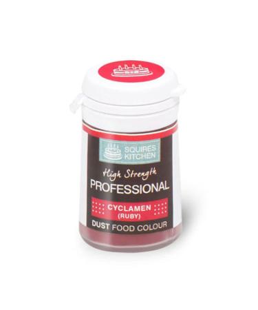 Squires Kitchen CYCLAMEN RUBY Red Food Colour Colouring Edible Lustre Dust 4G