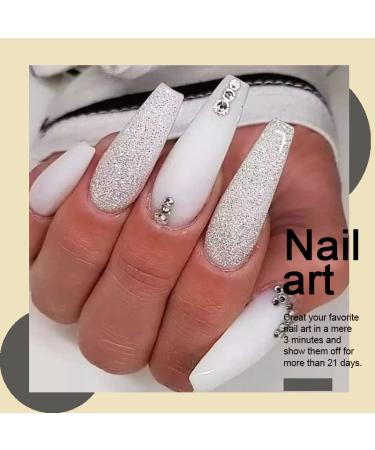 Arte Clavo Milky Pure White Gel Nail Polish - 15ml Soak Off LED Long-Wear Nail Gel for DIY Home Manicure | 1 Pcs Mirror Shine Essential Polish - Buy Online on SooperMarket.com