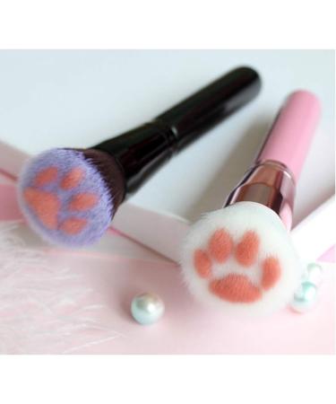 Professional Cat Paw Makeup Brush Soft Fiber Bristles for Perfect Blending Suitable for Foundation Pre Makeup and Repairing (b) - Buy Online on SooperMarket.com