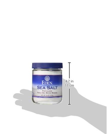 Eden Sea Salt - Hand Harvested Portuguese, Fine Grind, 16 oz Glass Bottle - Buy Online on SooperMarket.com