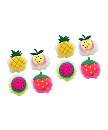 Angoily Shower Gel 8 Pcs Large Bath Ball Shower Ball Mesh Sponge Mesh Pouf Two- Rub 1 Count (Pack of 1)