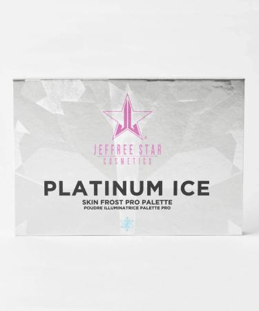 Jeffree Star Platinum Ice Skin Frost Pro Palette - Holiday Glitter Collection - Buy Online on SooperMarket.com