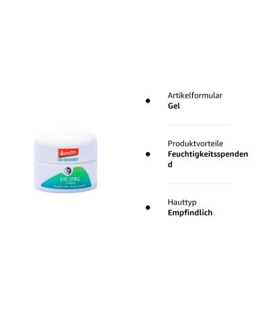 MARTINA GEBHARDT Eye Care Cream Double Pack (2x15ml) - Demeter Certified International Shipping Available - Buy Online on SooperMarket.com
