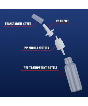 LIEISFEPER 10ml Refillable Nasal Spray Bottles - 20Pcs Portable Plastic Containers for Home and Travel Use - Buy Online on SooperMarket.com