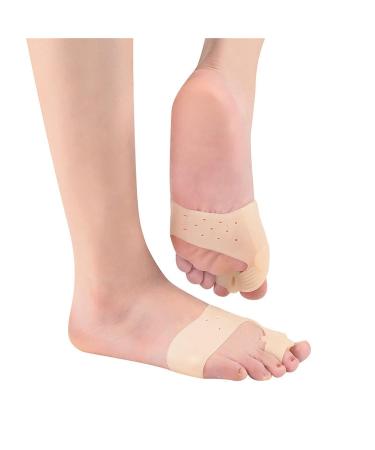 Silicone Bunion Corrector & Protector Sleeves - Hallux Valgus Splint with Brace for Foot Bone Adjustment - One Size - Buy Online on SooperMarket.com