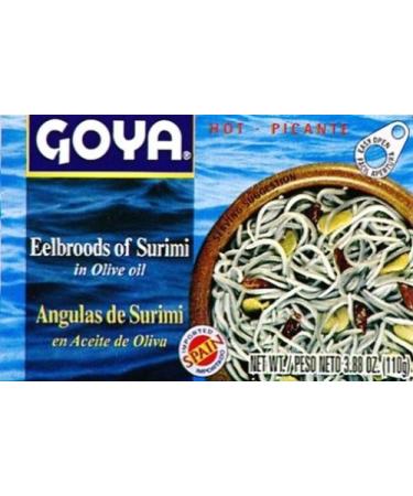 Goya Eelbroods of Surimi, 3.88-Ounce Unit (Pack of 5)