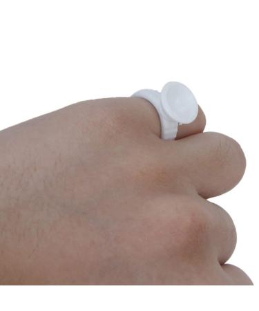 100pcs Disposable Glue Ring Eyelash Extension Holders | International Shipping Available - Buy Online on SooperMarket.com