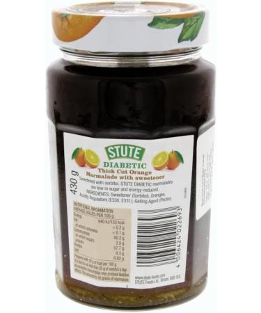 Diabetic Jam Bundle with Stute Fine Marmalade 430g Diabetic Apricot Jam 430g and Diabetic Thick Marmalade 430g (3 Pack) - Buy Online on SooperMarket.com