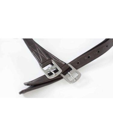 Cameo Equine Anti-Stretch Stirrup Leathers - Suitable for All Disciplines Black 38 Inch - Buy Online on SooperMarket.com