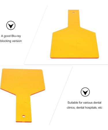 DOITOOL Cover Led Goggles 3 pcs Shield Helper Visor Light Teeth Construction Shielding Safety Protector Convenient Premium Orange Hand-held Sheild Anti- Plastic Blocking Work Eye Tool - Buy Online on SooperMarket.com