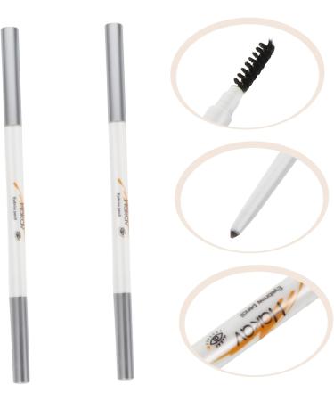 Beavorty 6 pcs Double-Headed Eyebrow Pencil gray eyebrow pencils Eyebrow Brush eyebrow powder wild - Buy Online on SooperMarket.com