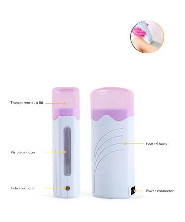 Portable Wax Warmer for Hair Removal | Fast Heating & Automatic Roll-On | Perfect for Home & Travel - Buy Online on SooperMarket.com