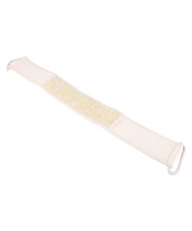 Plant Hemp Loofah Back Scrubber Strap | Exfoliating Shower Massage Tool for Men and Women - Skin Care Bathing Accessories - Buy Online on SooperMarket.com
