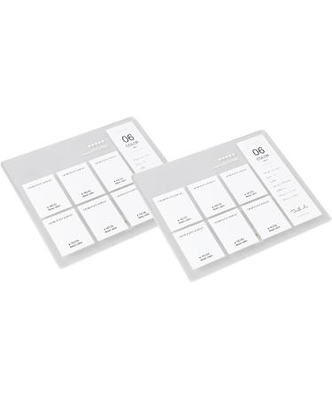 6 Color Acrylic Nail Art Display Board Sample Stand Holder for Nail Art Design with Perfect Presentation - Buy Online on SooperMarket.com
