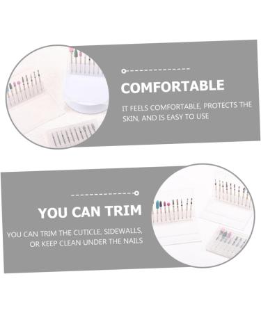 minkissy 3 Sets Nail Polisher Nail Drills for Acrylic Nails Professional Manicure Nail Drill Bits Power Tools Manicure Trimming Polishing Heads Efficient Alloy Tungsten Steel Tapa - Buy Online on SooperMarket.com