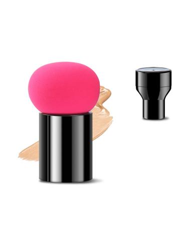 1pcpro Foundation Brush Mushroom Makeup Sponge Puff Seal Soft Sponge Beauty Makeup Blending Sponge Makeup Blender Foundation Sponge Applicator Sponges Makeup Tools(rose Red)