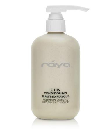 Raya Conditioning Seaweed Masque 16 oz (S-106) | Nourishing and Vitamin-Rich Hair  Scalp  and Body Treatment Mask | Great for All Skin and Hair Types 16 fl-oz