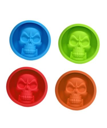 Alipis Silicone Molds Home Made Baking Mold Silicone Baking Molds Chocolate Candies Cake Mold Muffin medium Orange
