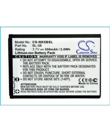 550mAh Replacement Battery for Vodafone Mini D101 & D100 - High Performance 3.7V Battery for International Shipping - Buy Online on SooperMarket.com