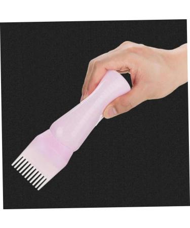 Hair Coloring Applicator Wurzel Kamm | 120ml Pink Dye Comb & Brushes - Perfect for Easy Application - Buy Online on SooperMarket.com
