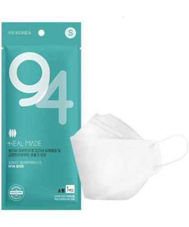 (Pack of 10) Heal Made (Age 5 to 14) 4-Layers Premium Filters (KF94 Certified) Kids Face Mask (Made in Korea) Respirators Protective Disposable Dust Covers (Children Youth Teen) Individual Packaged