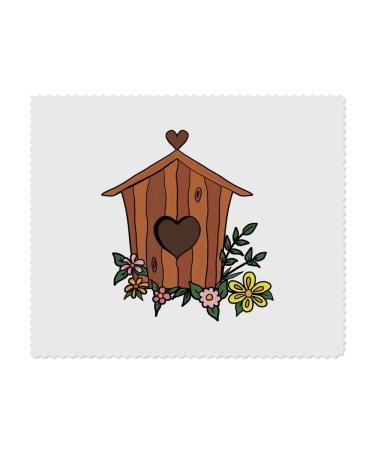 2 x 'Birdhouse' Microfiber Lens/Glasses Cleaning Cloths (LC00019944)