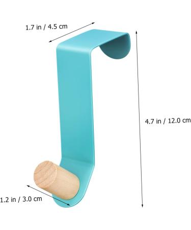Baluue 8 Pcs Door Hook Cabinet Door Towel Holder Plant Hangers Robe Hanger Hook for Bathroom Key Towel Hook - Buy Online on SooperMarket.com