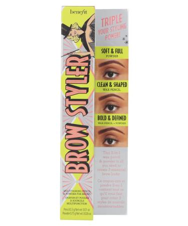 Benefit Cosmetics Brow Styler 4 - Warm Deep Brown | Define and Fill Your Brows - Buy Online on SooperMarket.com