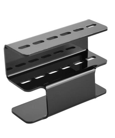 Tweezer stand Tweezer Stand 6 Holes Eyelash Tool Holder Acrylic Eyelashes Extension Supplies Display Black