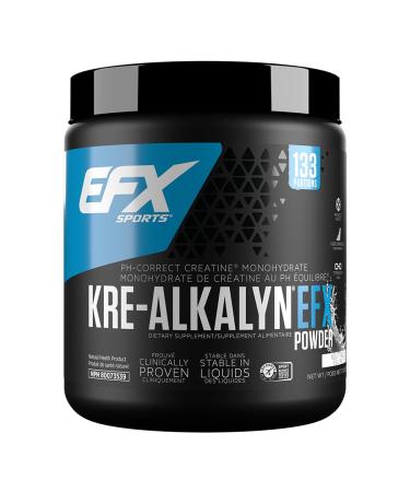 EFX Sports Kre-Alkalyn Powder 200g PH-Correct Creatine Monohydrate | Multi-Patented Formula Gain Strength Build Muscle & Enhance Performance Unflavored 200 gram