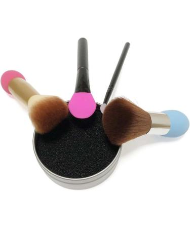 minkissy 1 Set Makeup Sponge Tools Dry Makeup Cleaner Quick Cleaner Duo Sponge Cosmetic Sponge Esponjas Para Maquillaje Brush Cleaner Tool Makeup Powder Activated Carbon Sponge Make up - Buy Online on SooperMarket.com