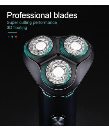 GeRRiT Electric Razor for Men | Waterproof 3D Rotary Shaver & Beard Trimmer | USB Rechargeable - Buy Online on SooperMarket.com