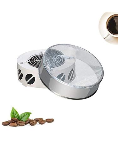 500G Home Coffee Beans Cooler Double Layer Filter Cooling Coffee Beans Roaster Matching Rapid Cooling System Plate for Homecafe Cooling Roasted Coffee Bean Rich Flavour (Color : White)