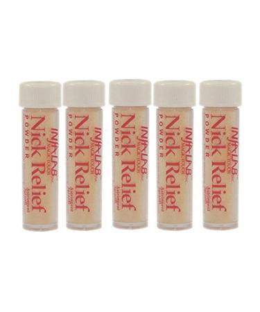 Infalab Nick Relief Styptic Powder 5 Count by Infalab