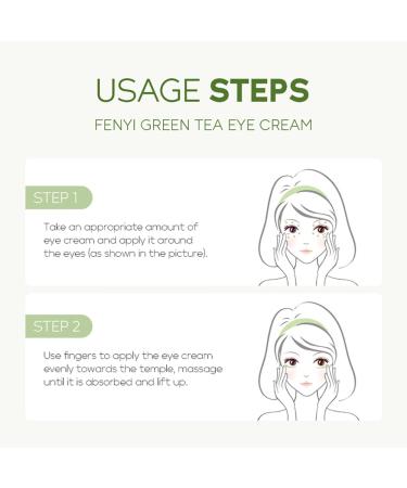 AKARY Green Tea Eye Care Cream - Eliminate Dark Circles & Eye Bags | Nourishing & Tightening Formula with Tea Leaf Extract - Buy Online on SooperMarket.com