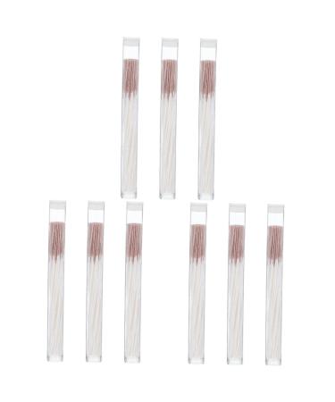 Healvian 540 Pcs Ear Piercing Cleaning Line Flex Tools Cleaning Tool Body Suite Ear Percinging Cleaner Ear Cleaning Care Liquid Earring Hole Cleaning Tool Ear Piercing Cleaner Ear Care Tool 12X1.5CMx3pcs Light Brownx3pcs