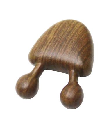 Anneome 1pc Massage Comb Muscle Roller Massager Small Massager Wooden Body Acupoint Massager Acupressure Roller Massager Wooden Acupoint Massager Green Sandalwood Whole Body Pendant