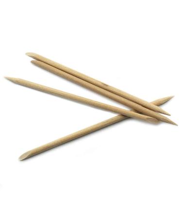 Rolabling 5 pcs Nail Art Orange Wood Sticks Cuticle pusher Remover Manicure Pedicure Nail Care Tool Non-Toxic,Skin-Safe Won't Break Easily
